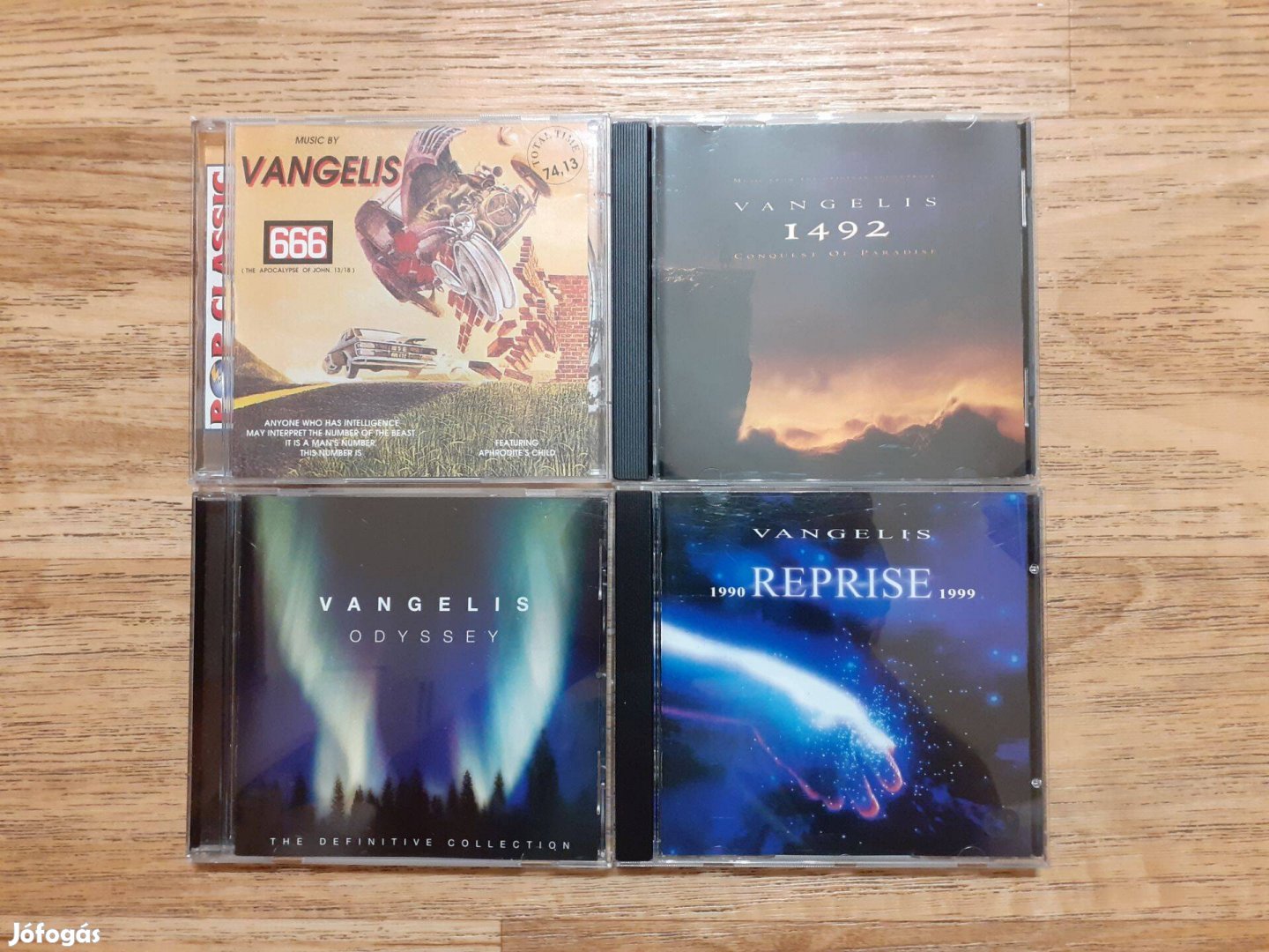 Vangelis 4 db CD lemeze egy csomagban, csak 9000 Ft