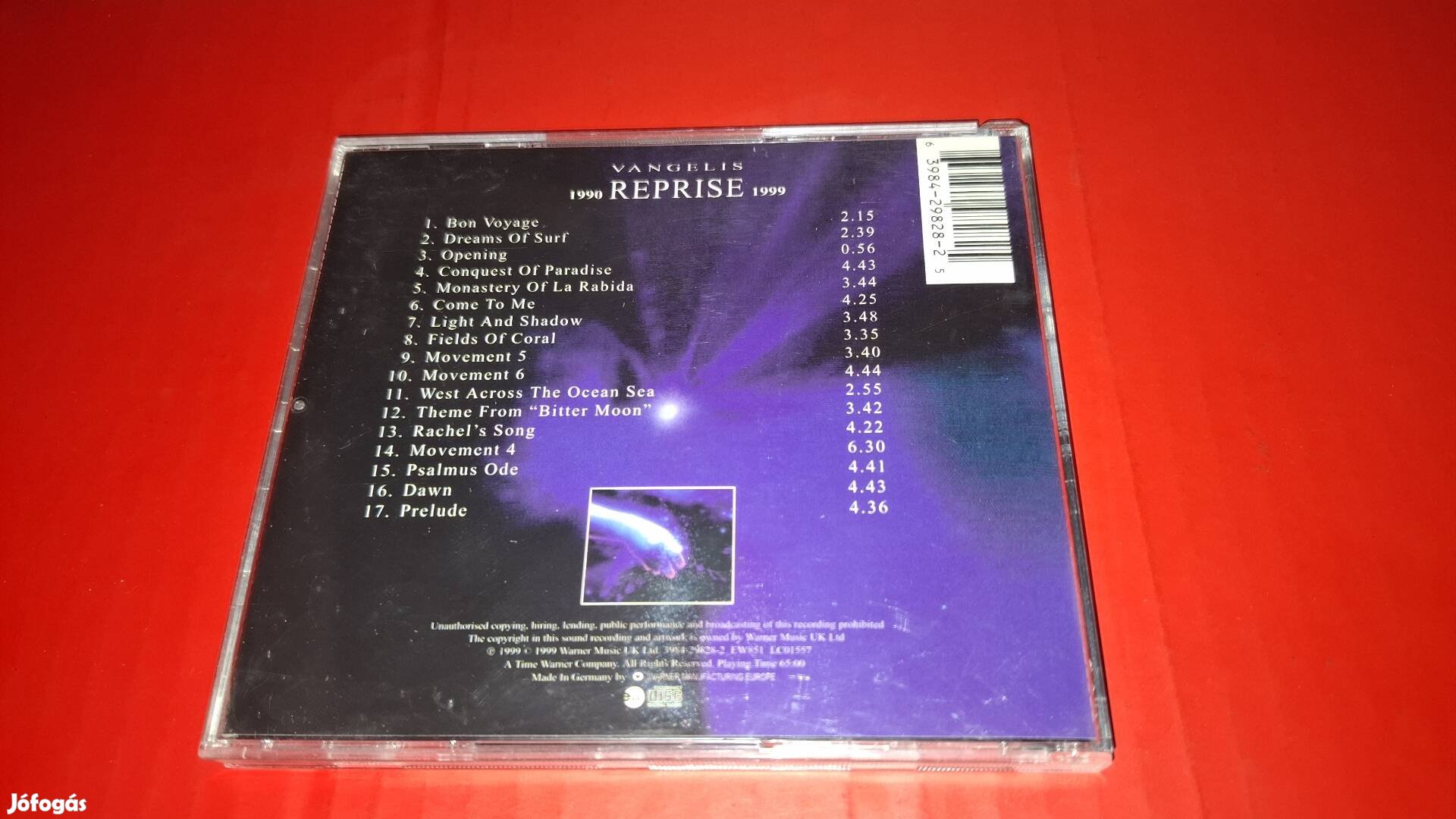 Vangelis Reprise 1990-1999 Cd 