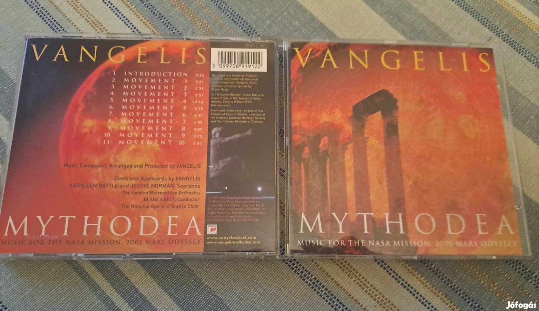 Vangelis: Mythodea - Music For The NASA Mission - CD