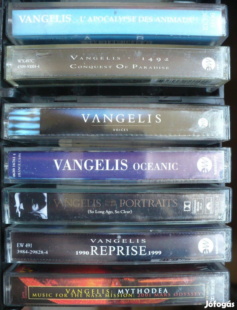Vangelis kazetta-kollekció (7 db)