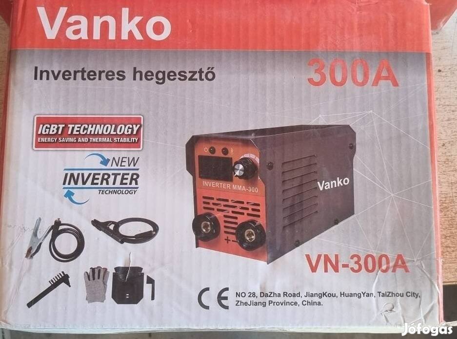 Vanko MMA 300A inverter hegesztő inverteres