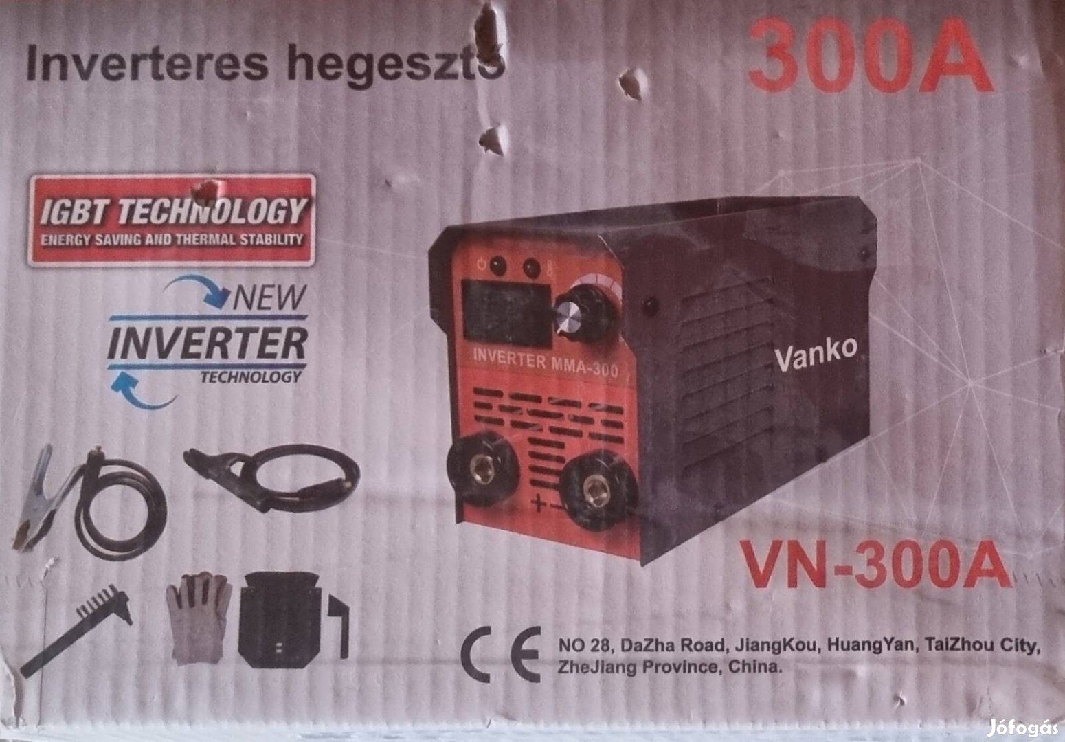 Vanko inverteres hegesztő 300A Új inverter hegesztő hegeszto