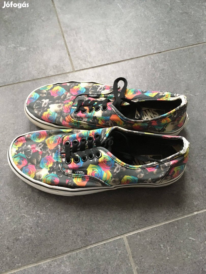 Vans 39 "psychedelic" unisex cipő használt eladó!