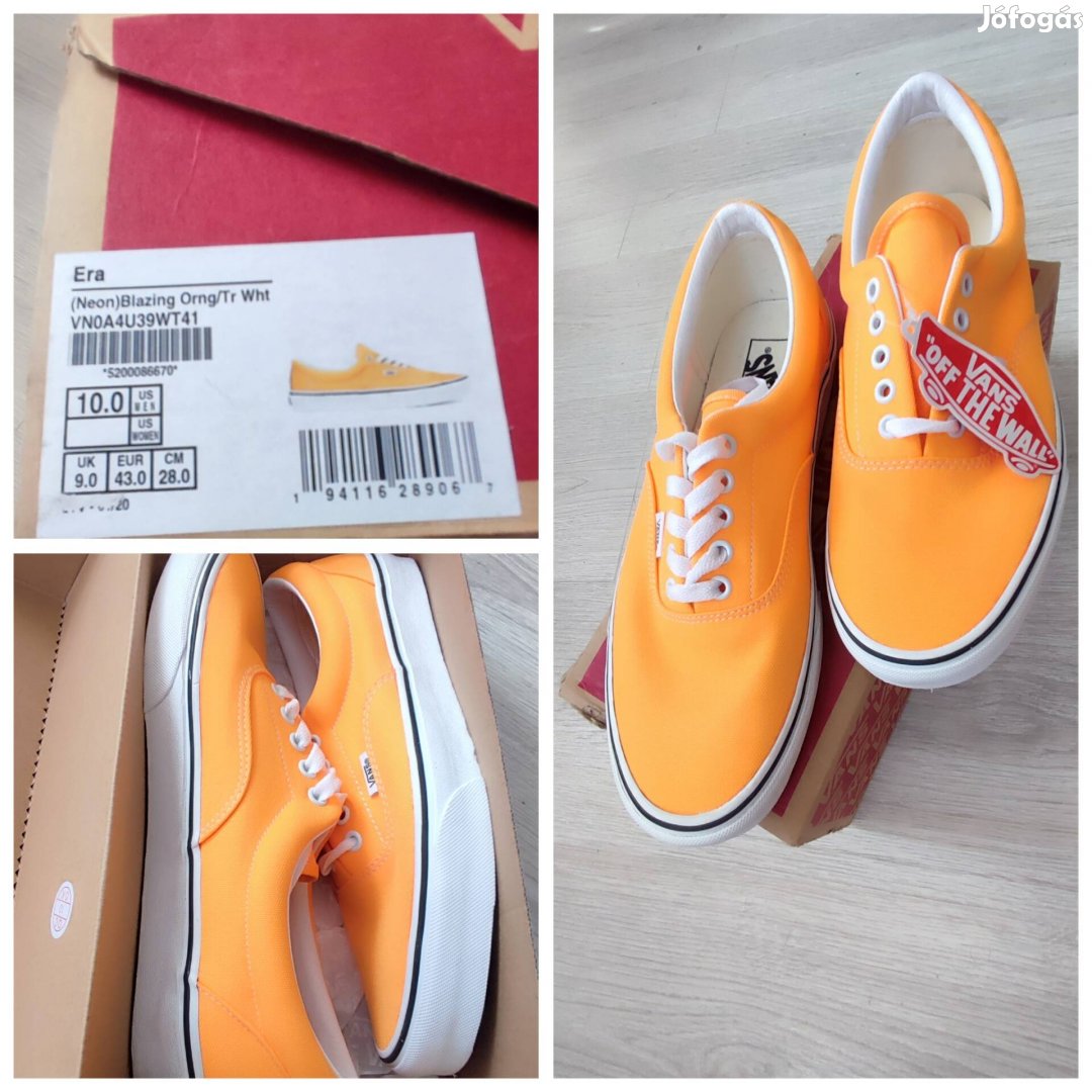 Vans Era Neon Blazing Orange 43