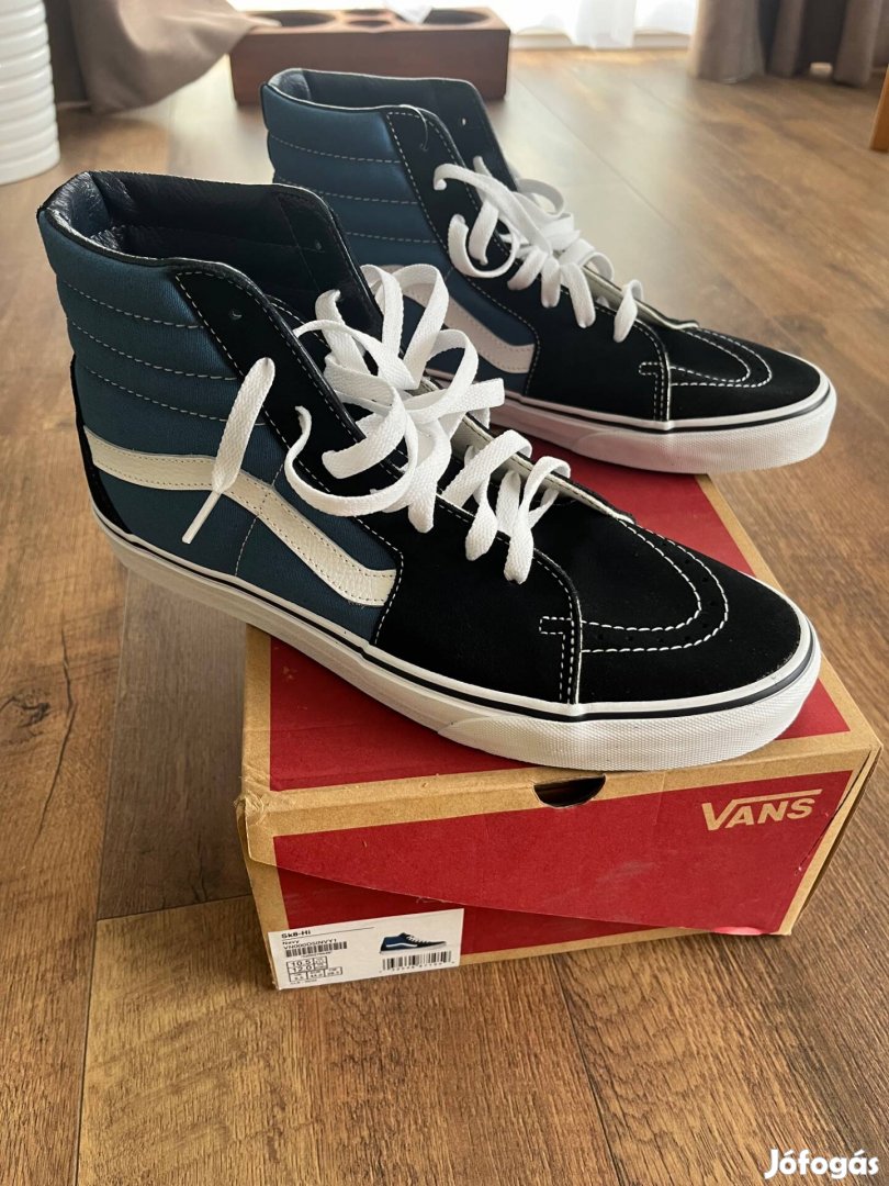 Vans magasszárú cipő sk8-hi navy 44-es