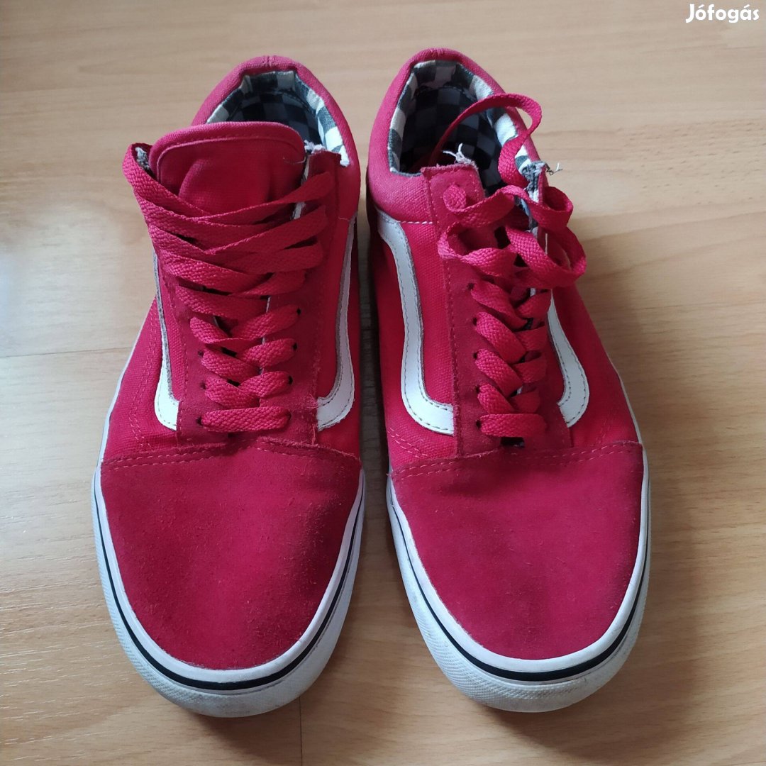 Vans piros női cipő sneaker 40,5