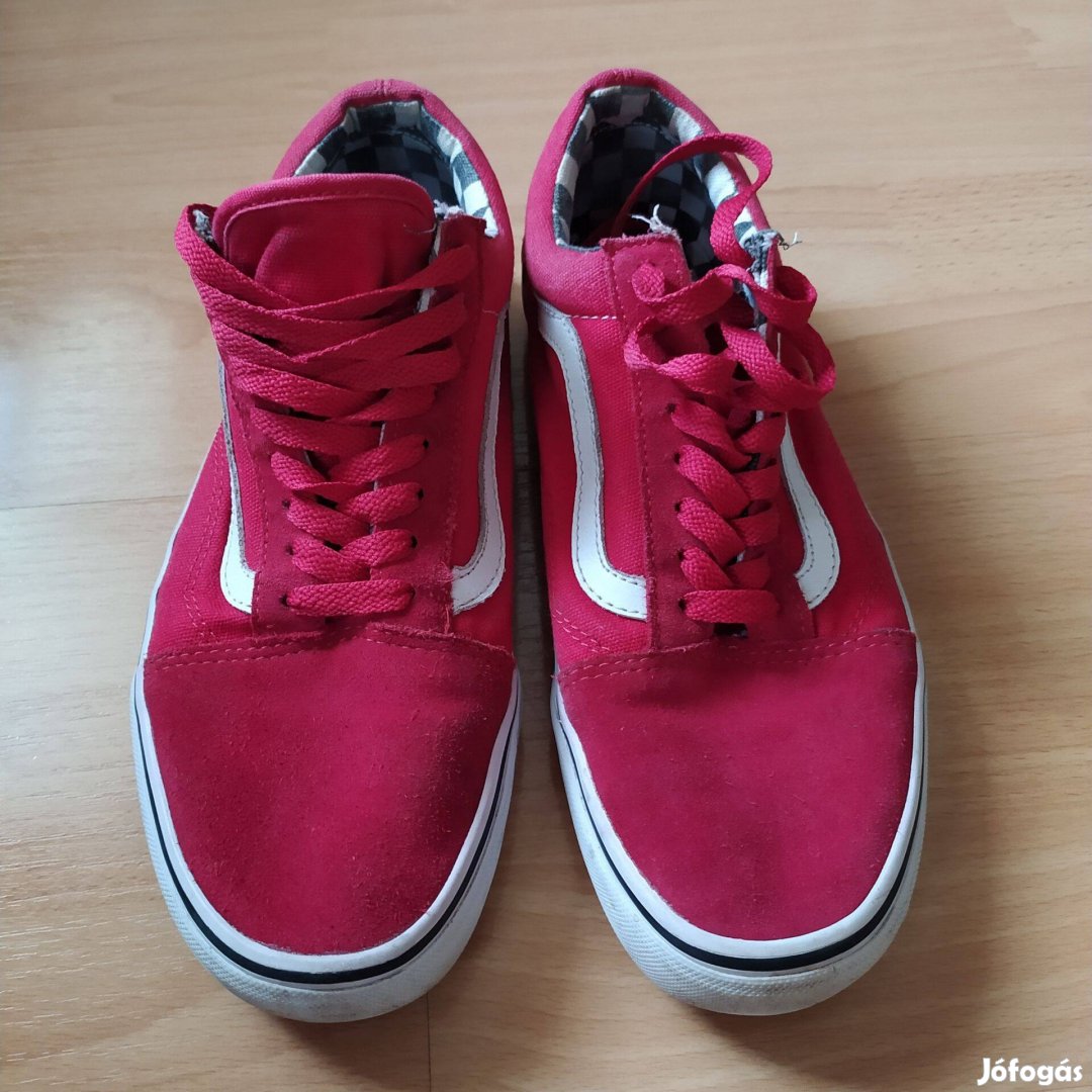 Vans piros női cipő sneaker 40,5