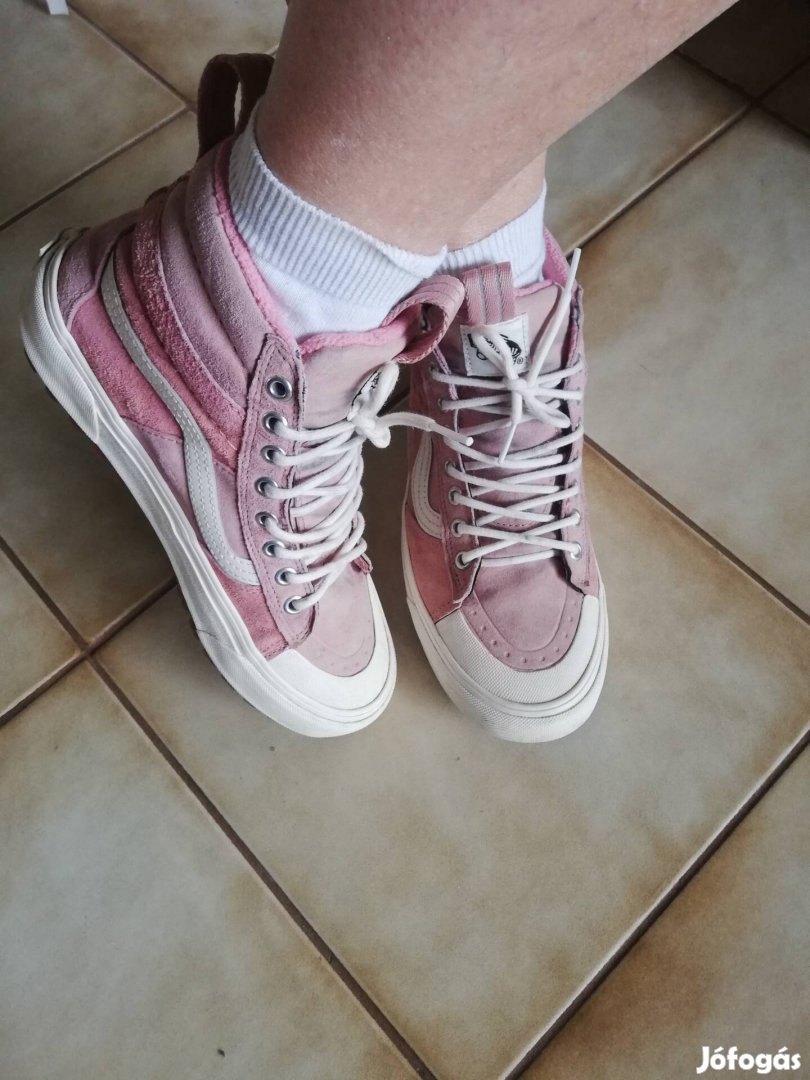 Vans rózsaszín bőr cipő 38.5 es 
