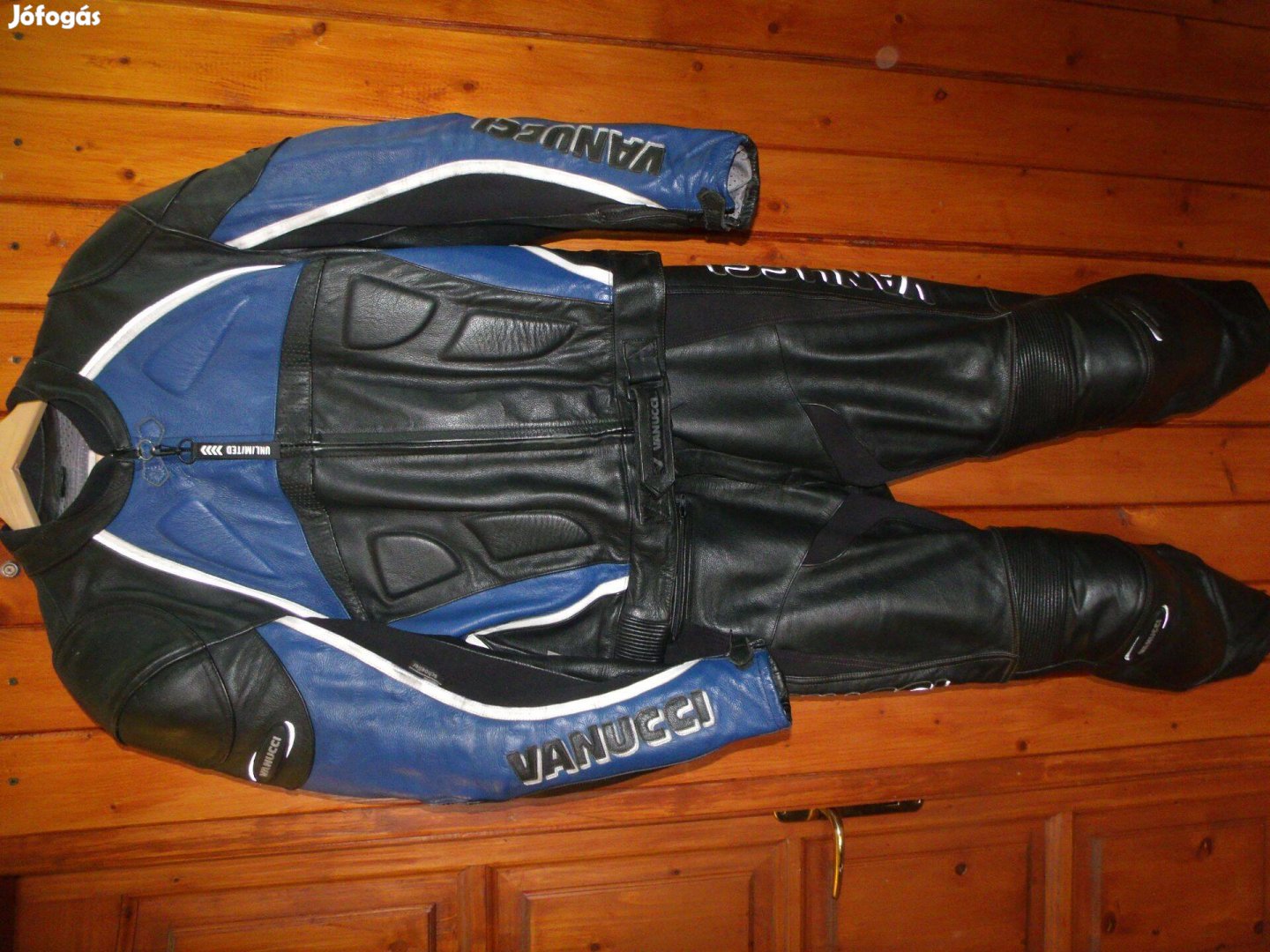 Vanucci 2részes motoros bőrruha, 56/27 méret, szép állapotban