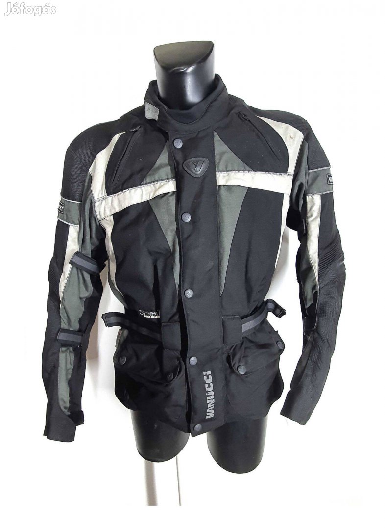 Vanucci, 50-es motoros dzseki. Protektorokkal, kivehető béléssel eladó