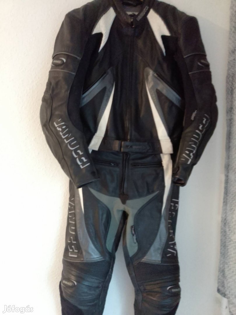 Vanucci kétrészes bőr motoros ruházat eladó, cserélhető .