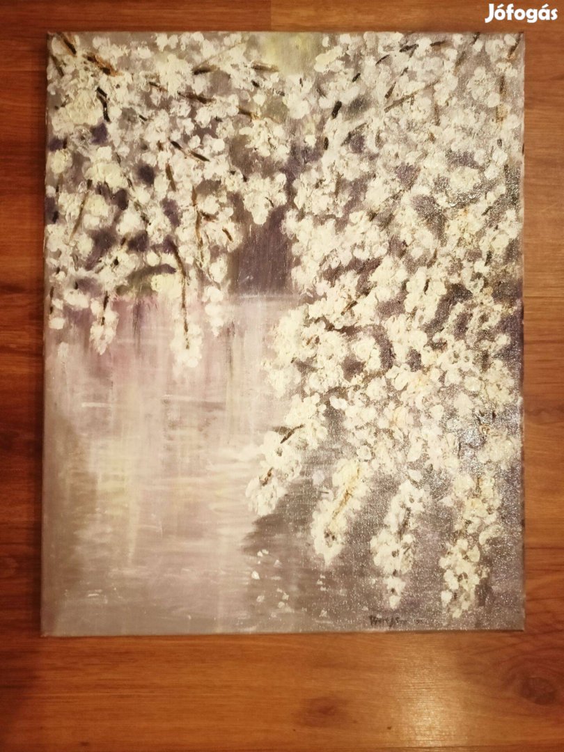 Váradi Klára Tavasz olaj, vászon festmény