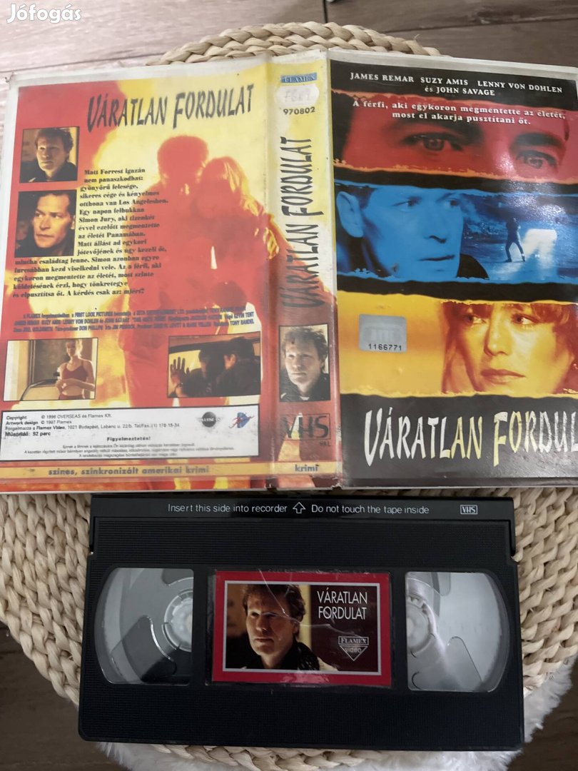 Váratlan fordulat vhs film