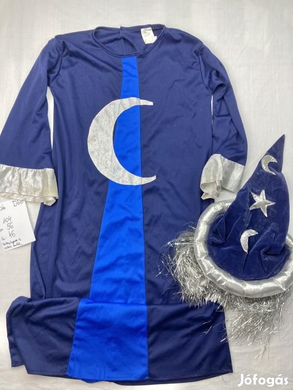 Varázsló jelmez kalap D66