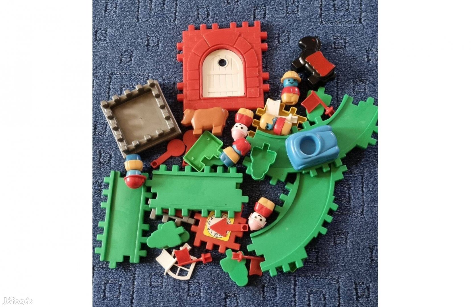 Várépítő játék, műanyag