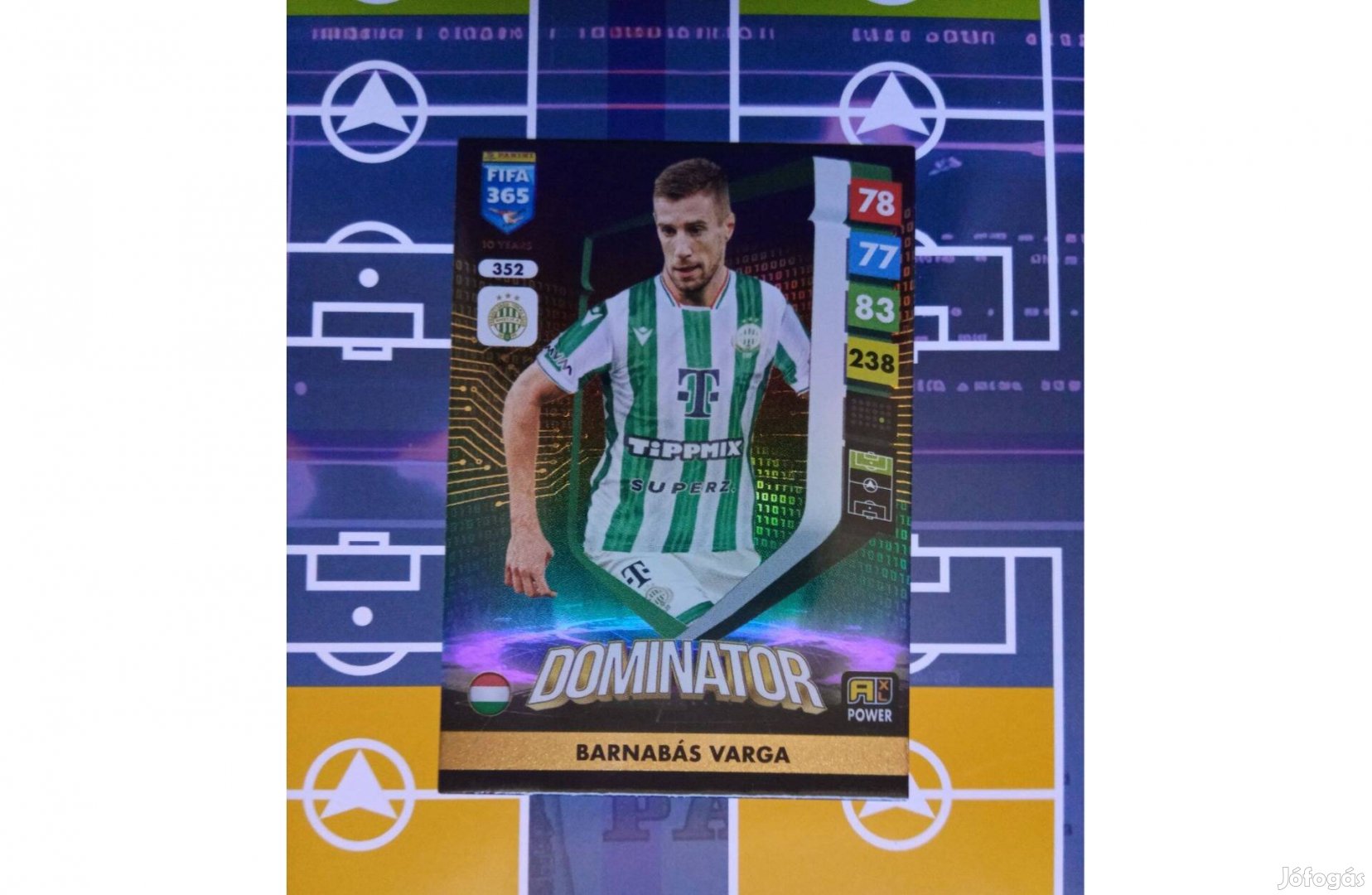 Varga Barnabás (Ferencváros) Panini Fifa 365 2025 Dominator kártya