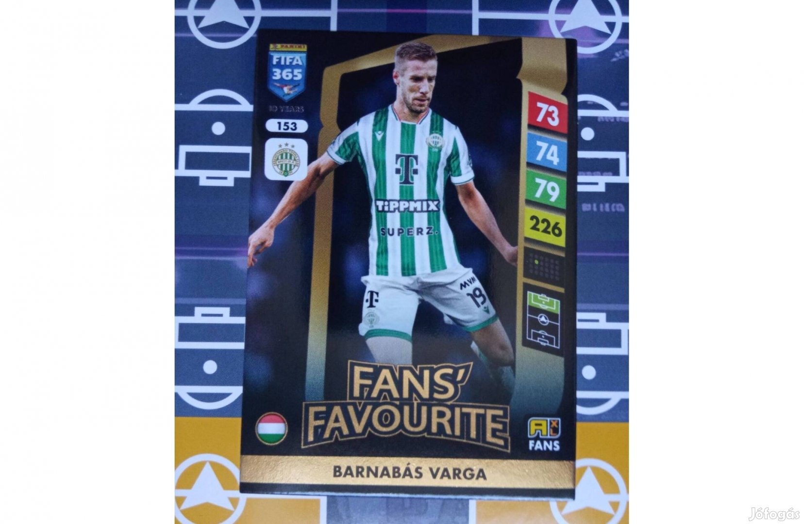 Varga Barnabás (Ferencváros) Panini Fifa 365 2025 Fans kártya