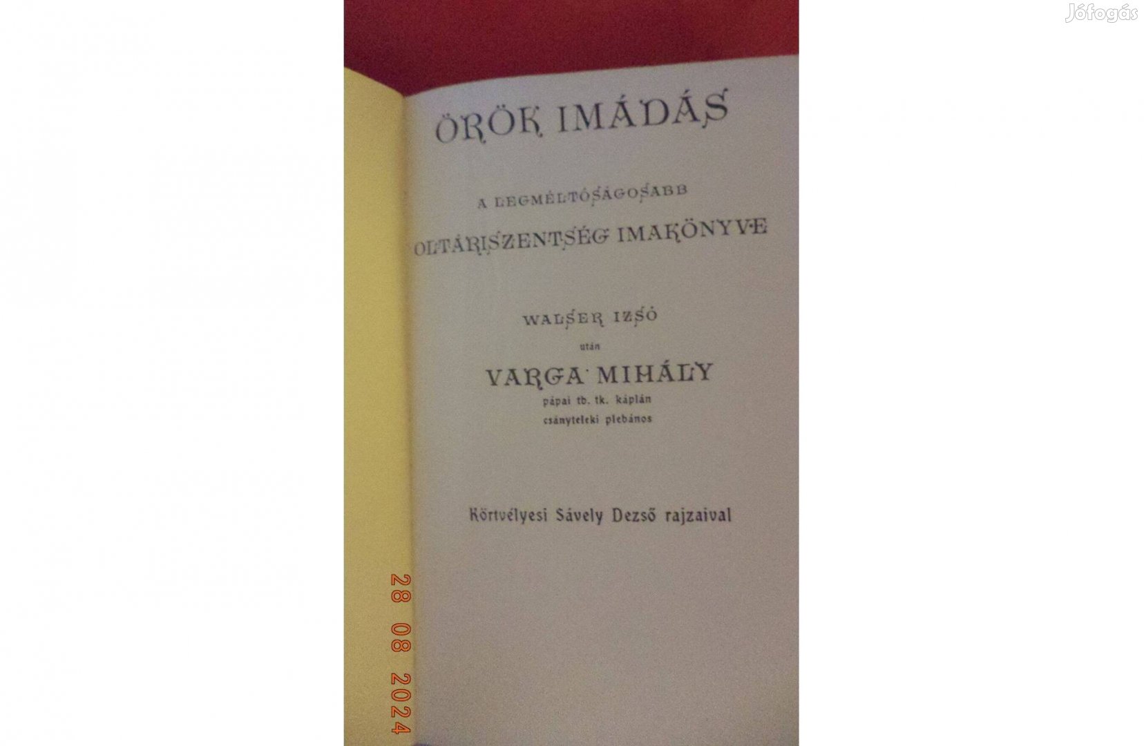 Varga Mihály: Örök imádás