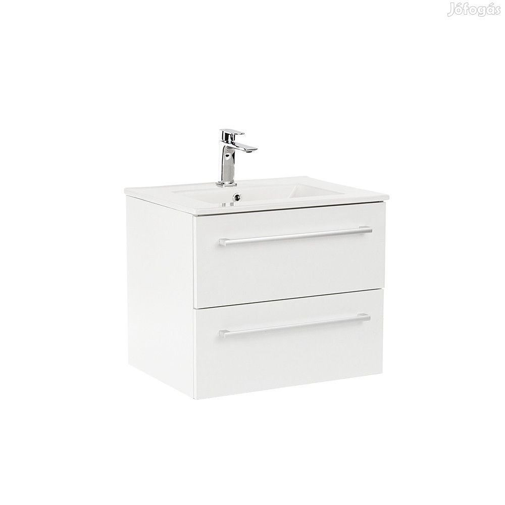 Vario Clam 60 alsó szekrény mosdóval fehér-fehér