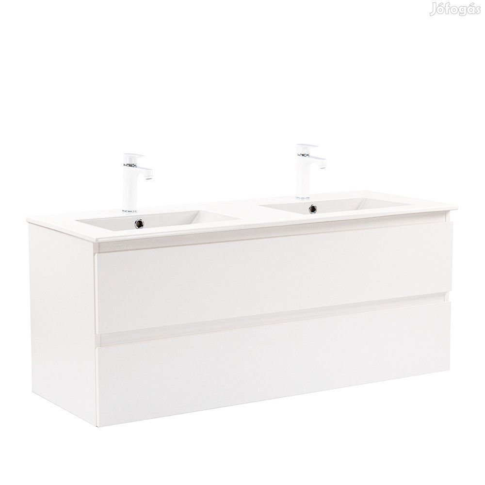 Vario Forte 120 alsó szekrény mosdóval fehér-fehér