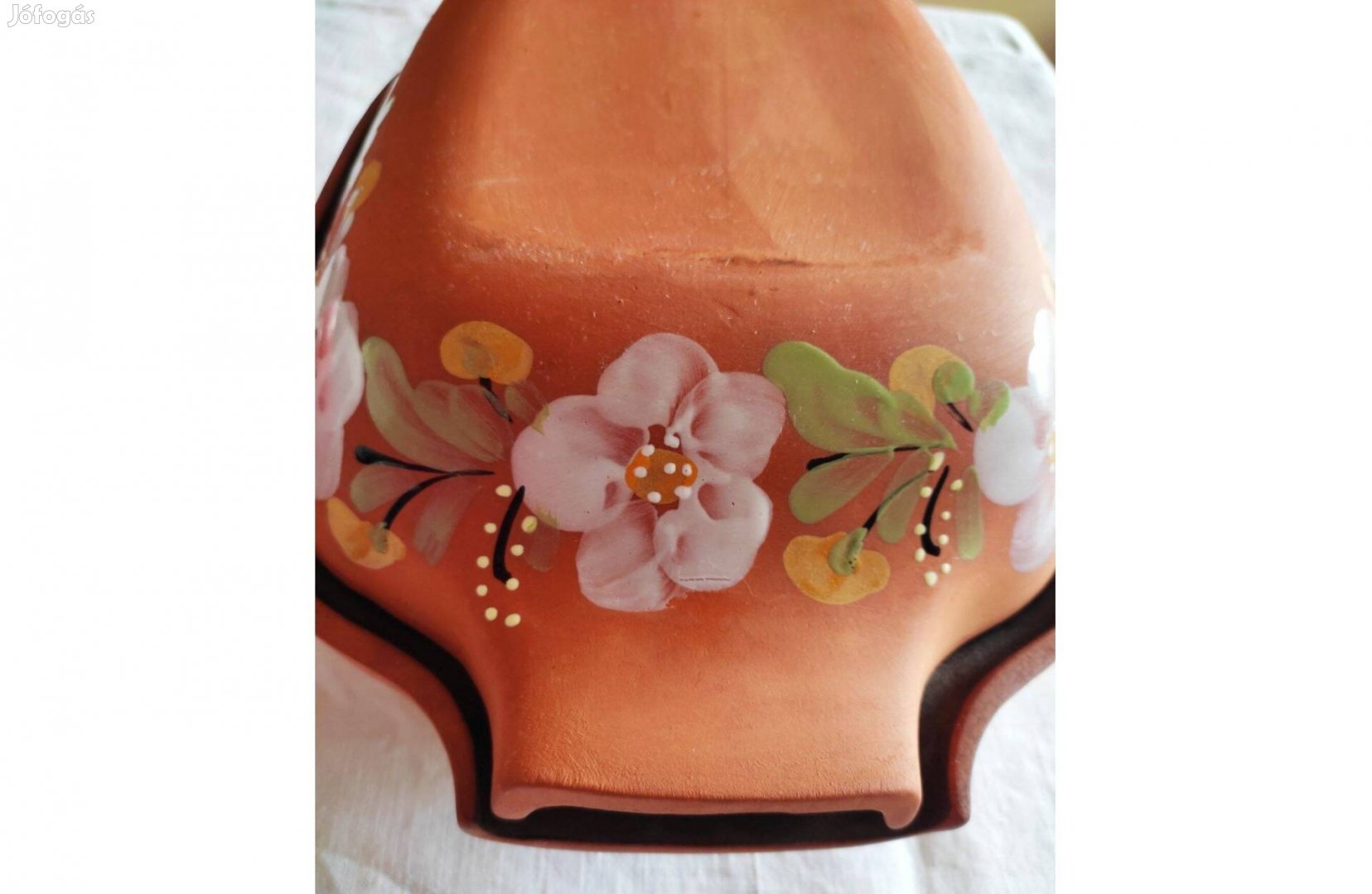 Városlődi majolika -kerámia sütőtál