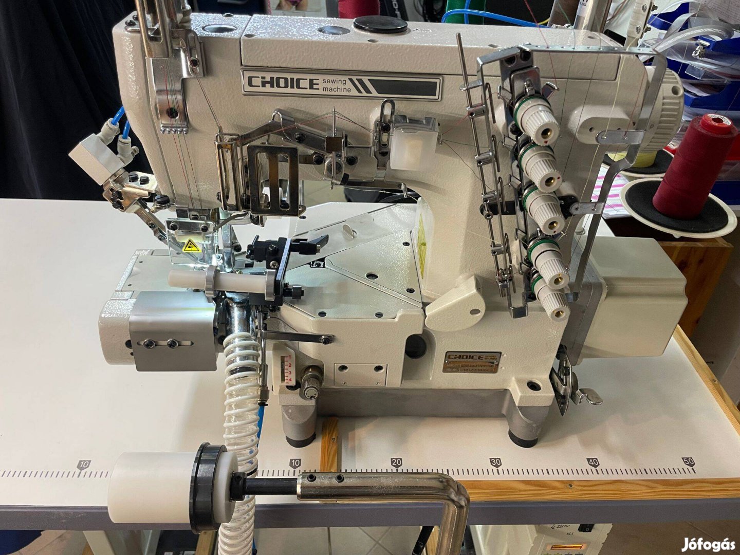 Varrógép, derekazó fedőző, új, jobb o. késes, full extrás