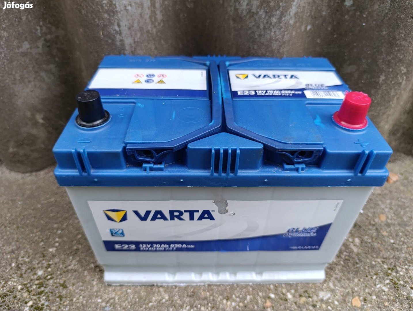 Varta 12v 70Ah 630A jobb+ akkumulátor 