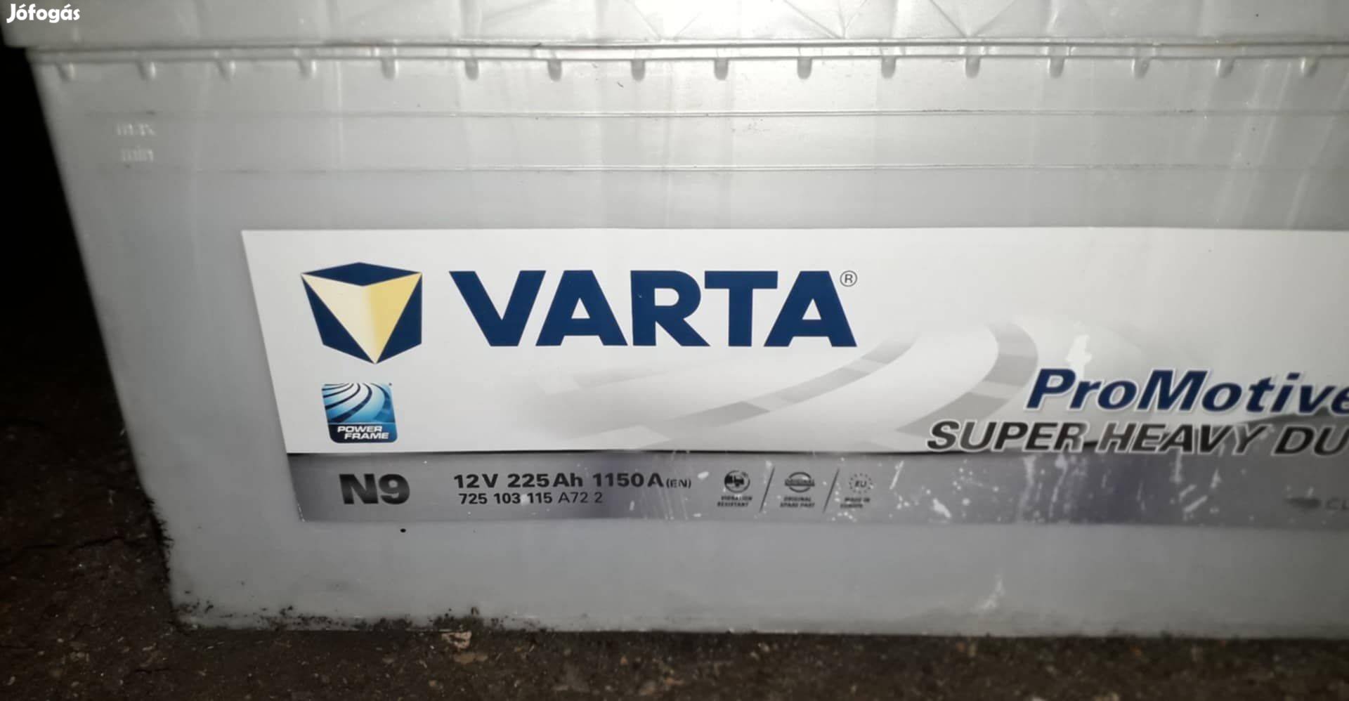 Varta 225ah teher auto akumulator