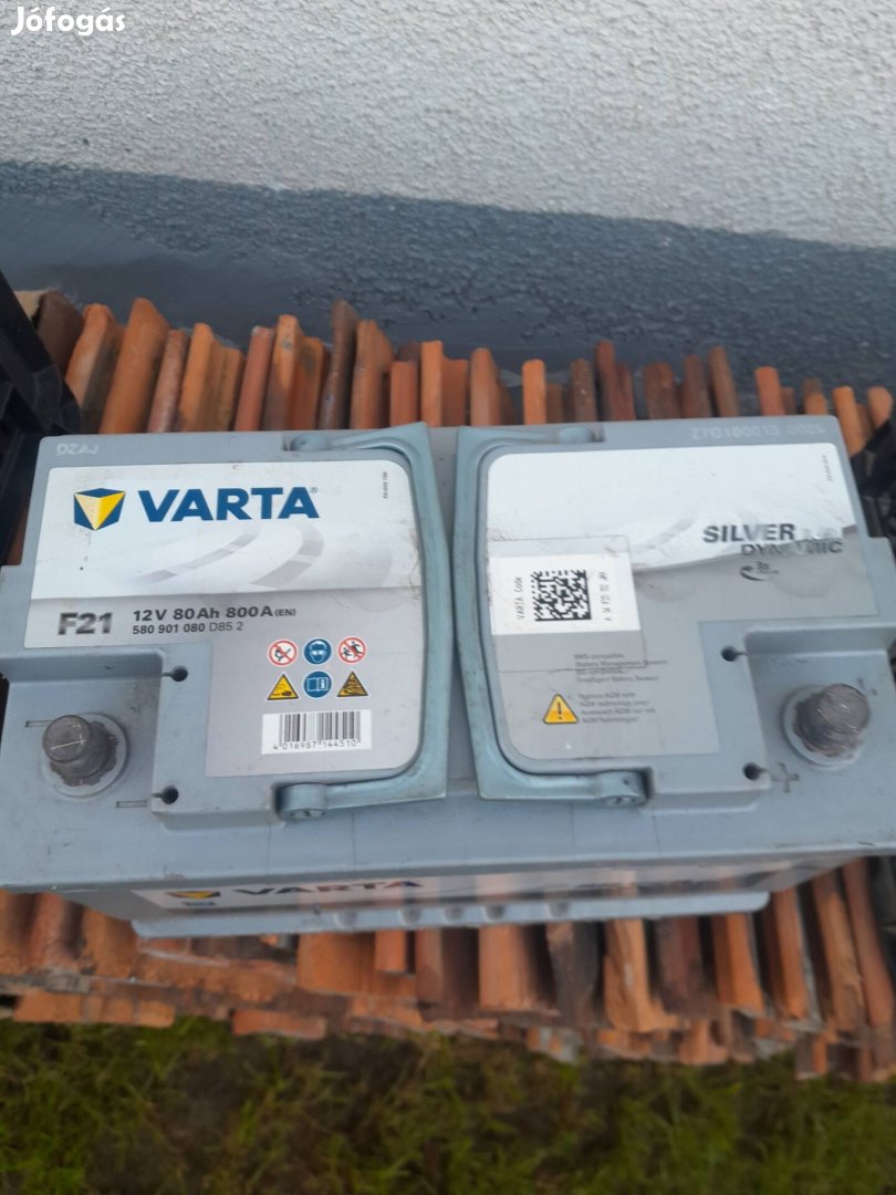 Varta 80Ah silver dynamic AGM