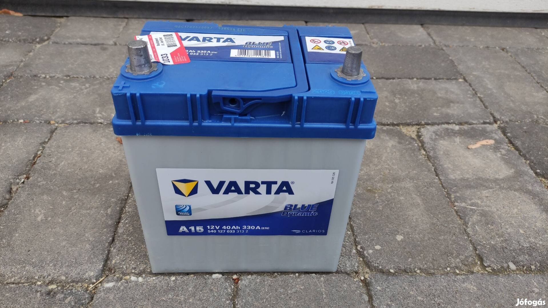 Varta A15 Blue Dynamic 40Ah EN 330A left+ autó akku