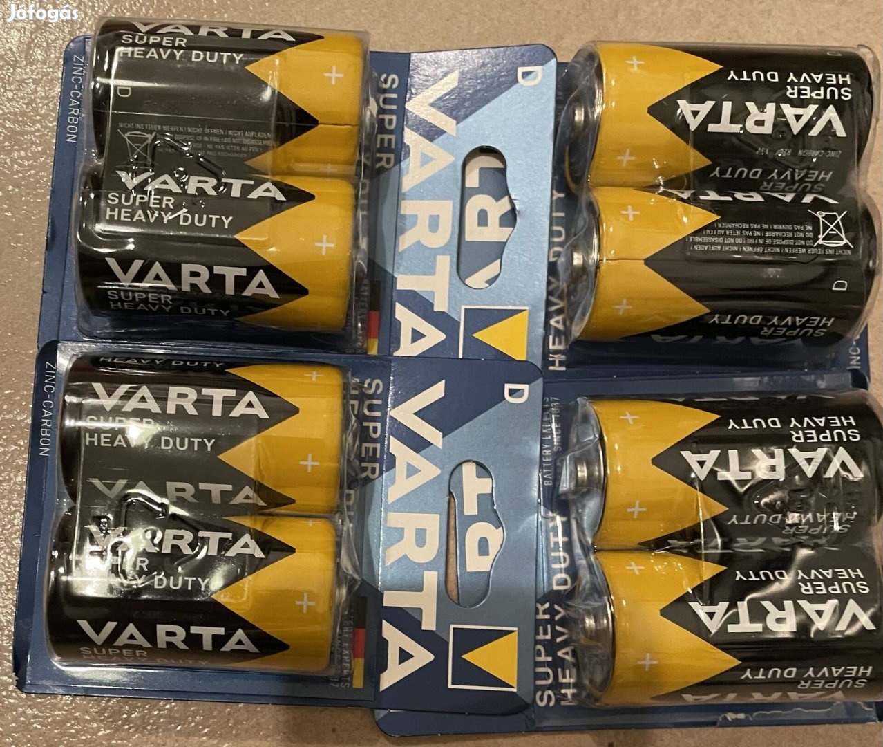 Varta Super Heavy Duty góliát szén-cink elem, 2db/doboz