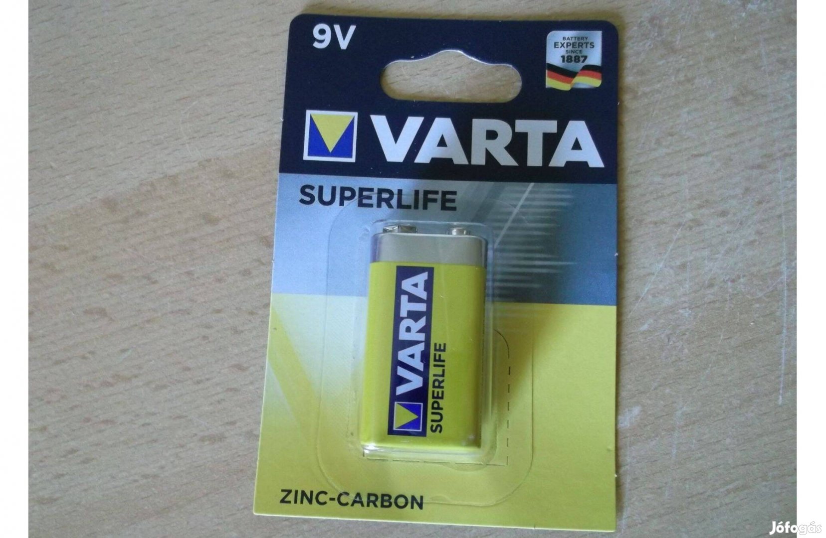 Varta Superlife 9V-os féltartós elem 10db/doboz új