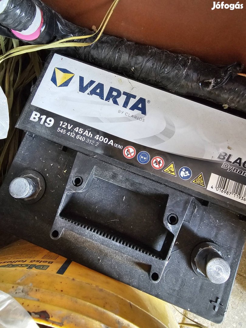Varta akkumulátor 45Ah 12V Back Dynamic B19, új