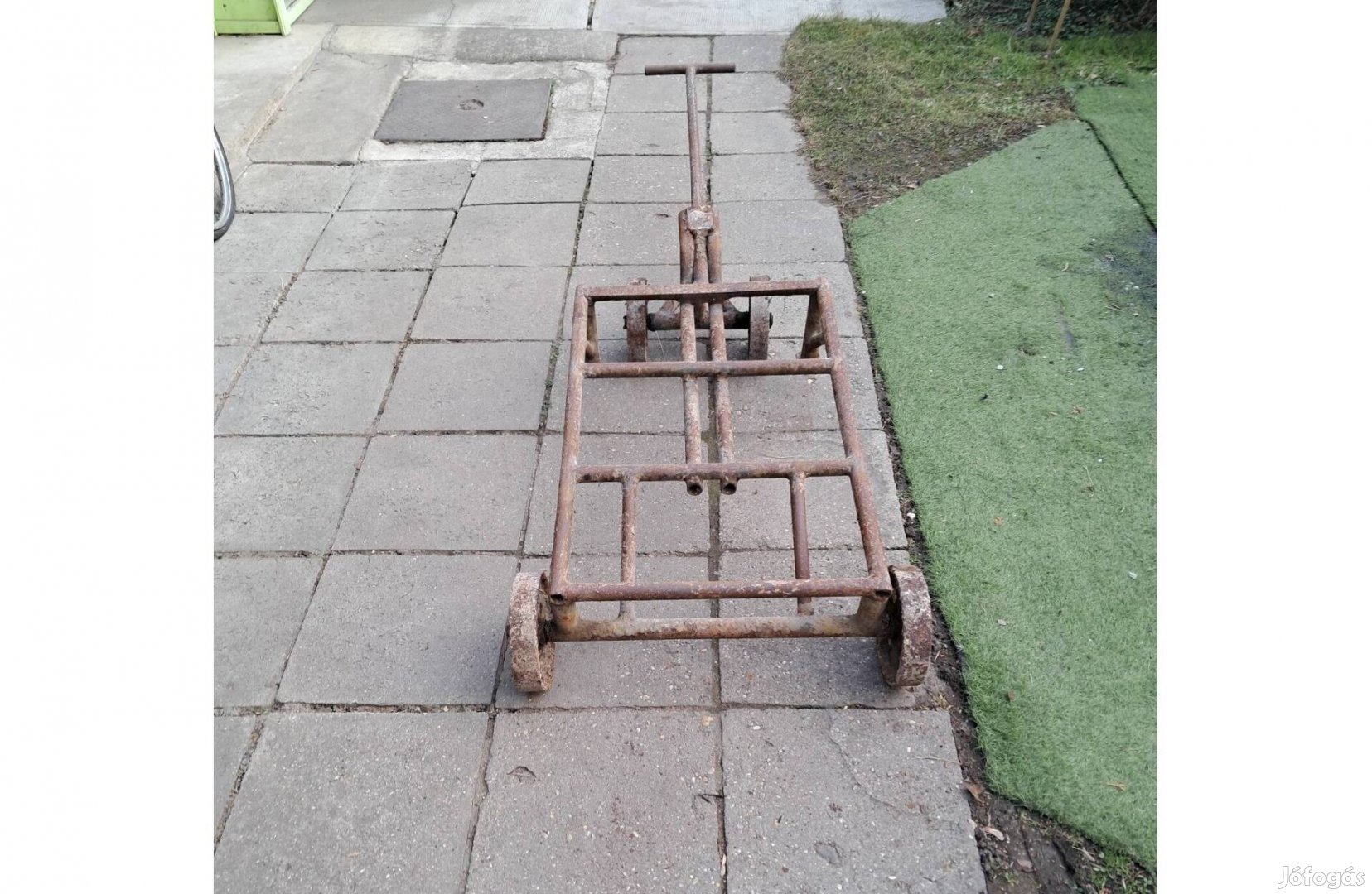 Vas kiskocsi,műhely kocsi