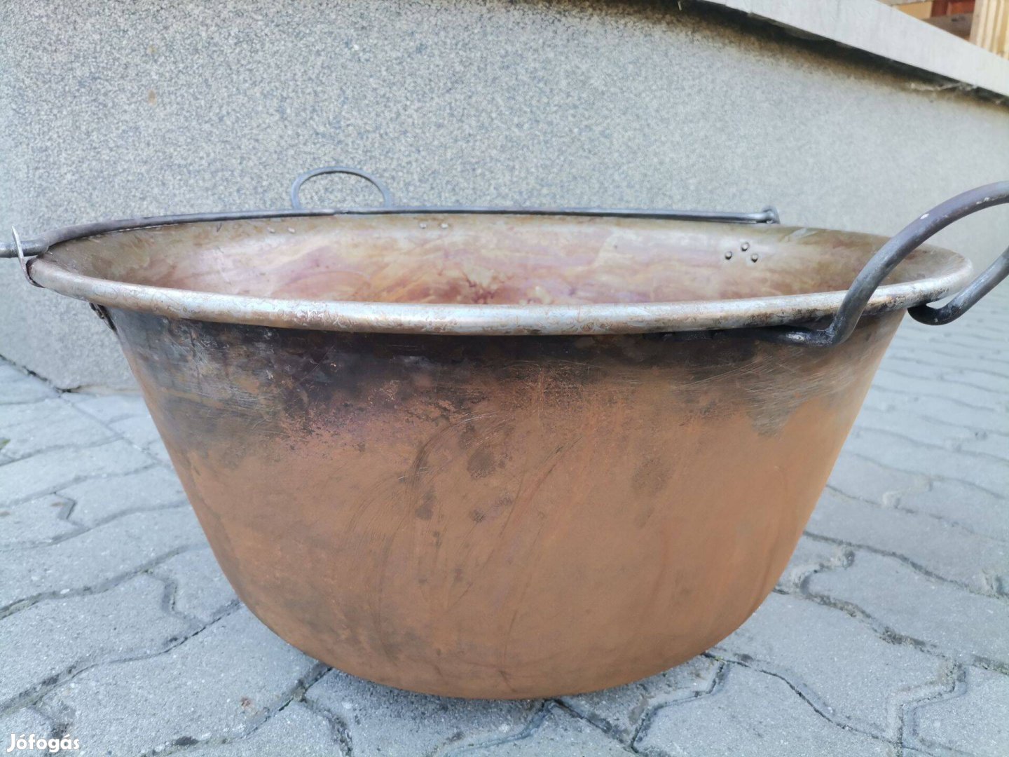 Vas pörkölt fözőbogrács 40l , 60 cm