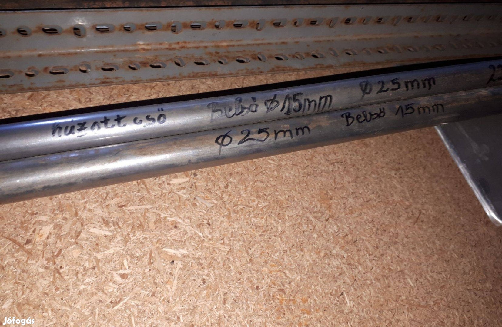 Vascső 25 mm -es külsővel húzott új eladó !