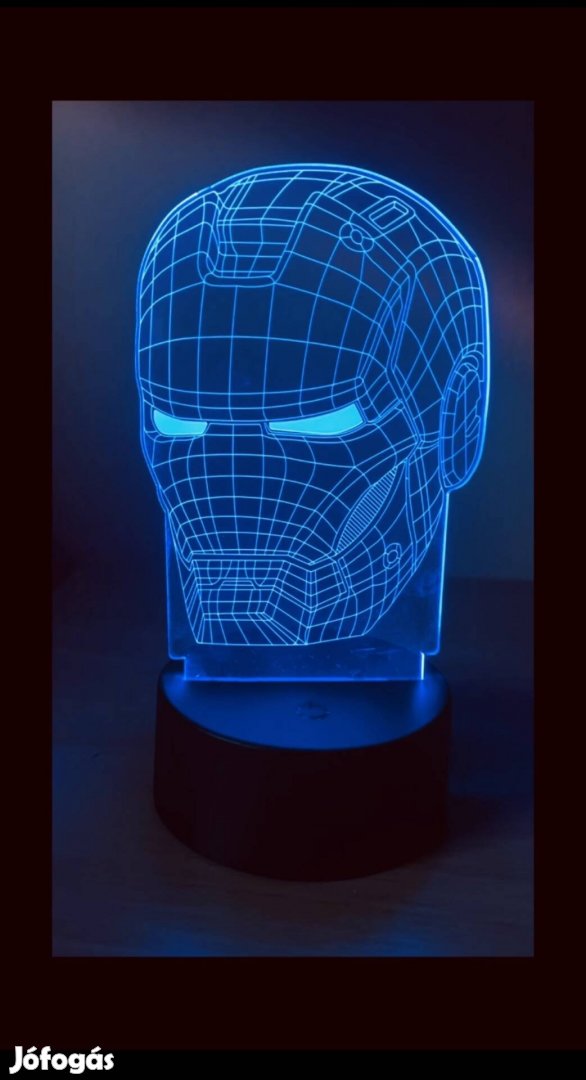 Vasember 3D led lámpa