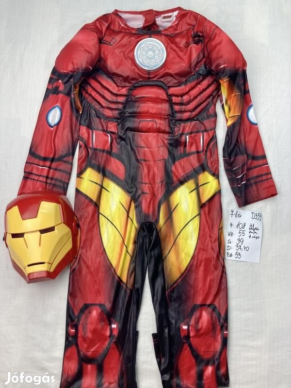 Vasember jelmez, szuperhős jelmez D359