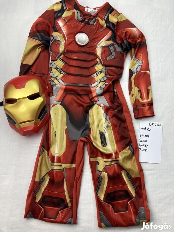 Vasember jelmez, szuperhős jelmez DK201