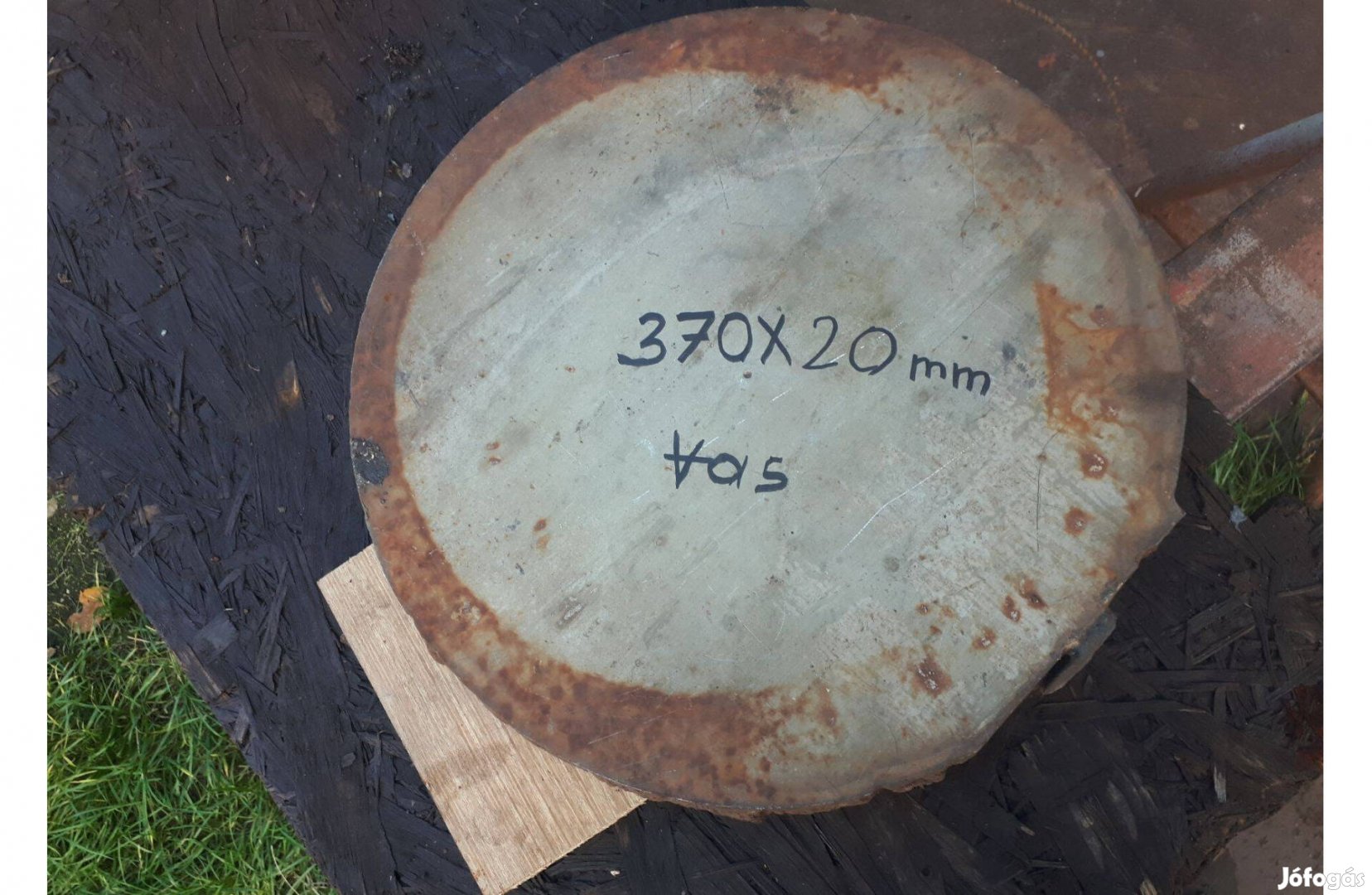Vaslap 370X20 mm eladó !