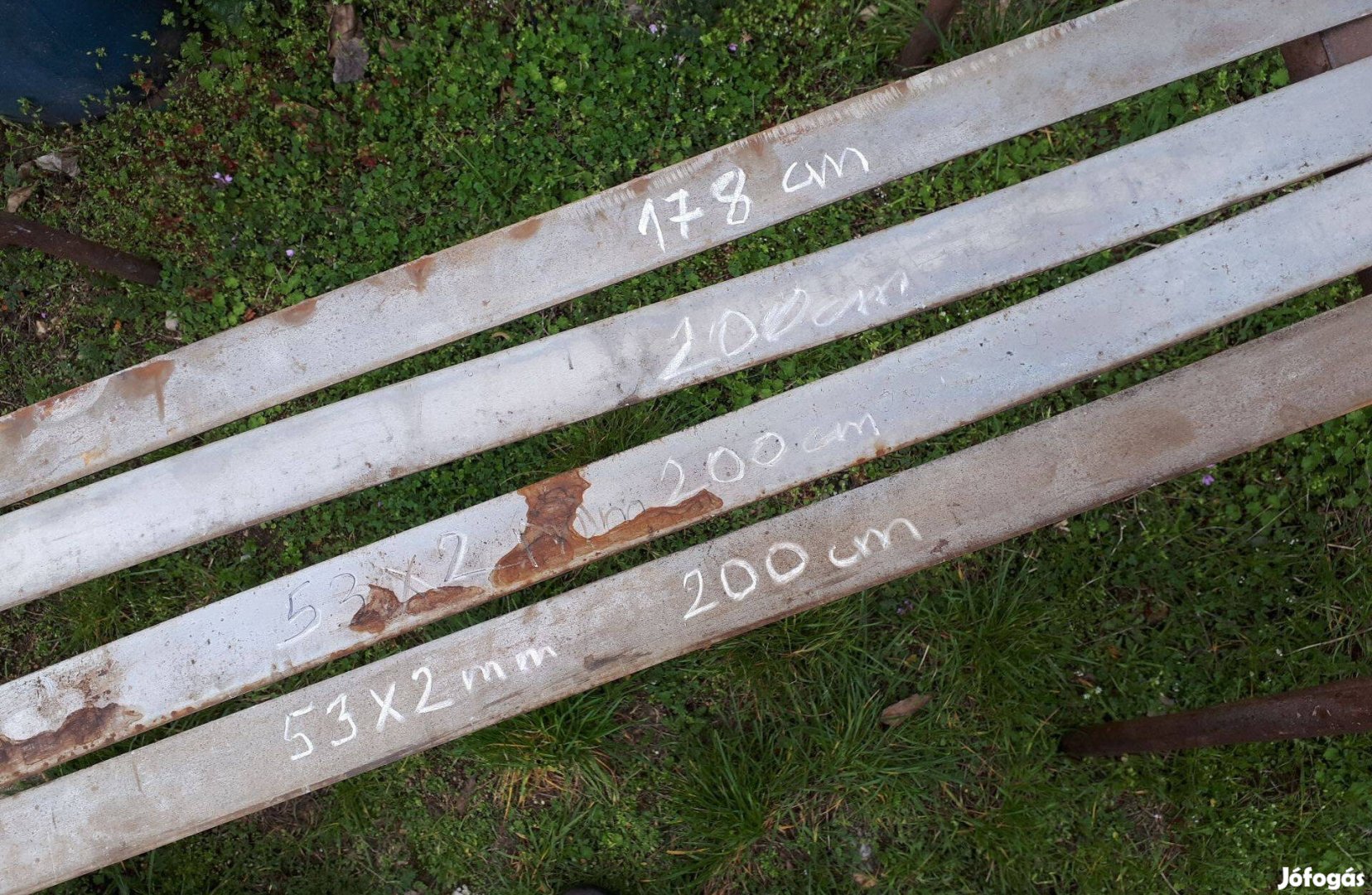 Vaslemez 50x2 mm-es csíkok eladók !