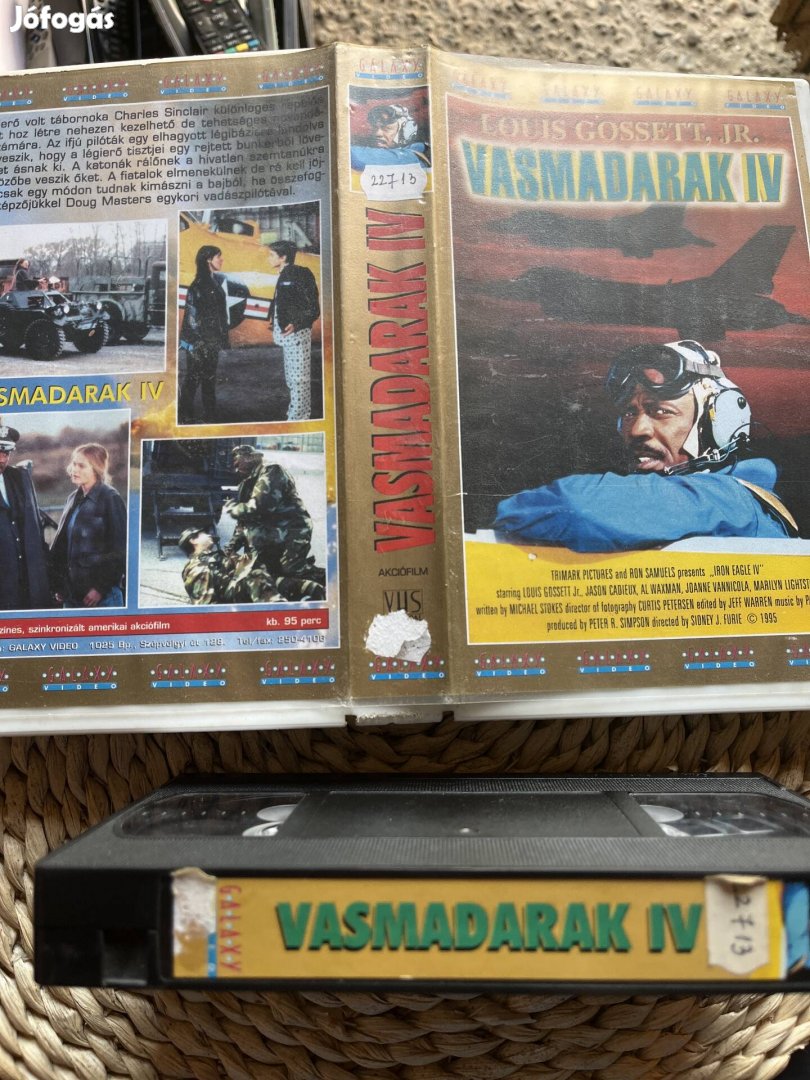 Vasmadarak 4 vhs kazetta