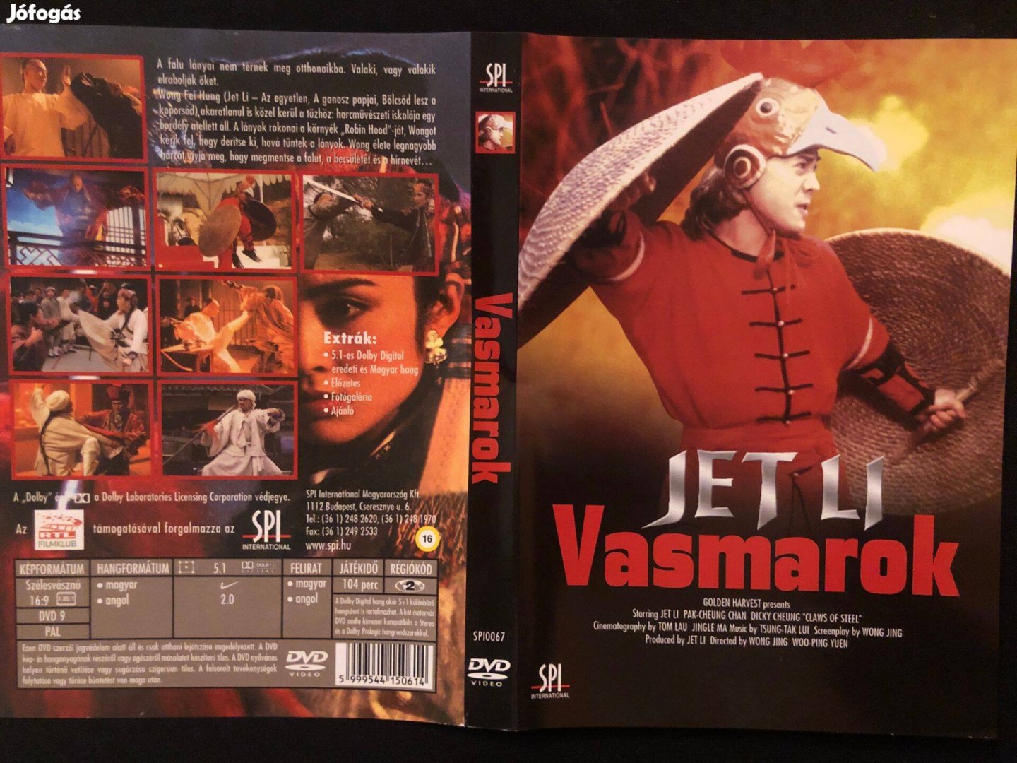 Vasmarok - Acélkarmok - Jet Li DVD (Pak-Cheung Chan)
