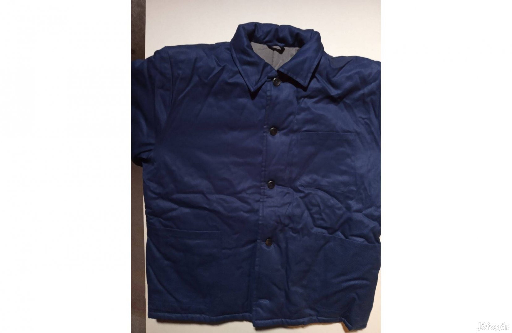 Vastag, téli, új férfi, fiú munkás kabát, kék színben 176-54.Piremon