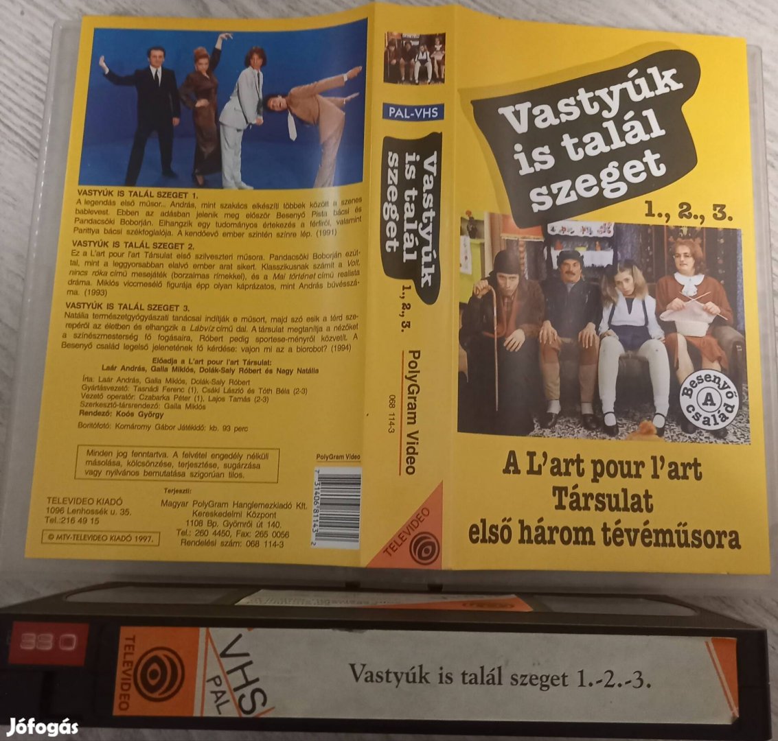 Vastyúk is talál szeget - kabaré vhs