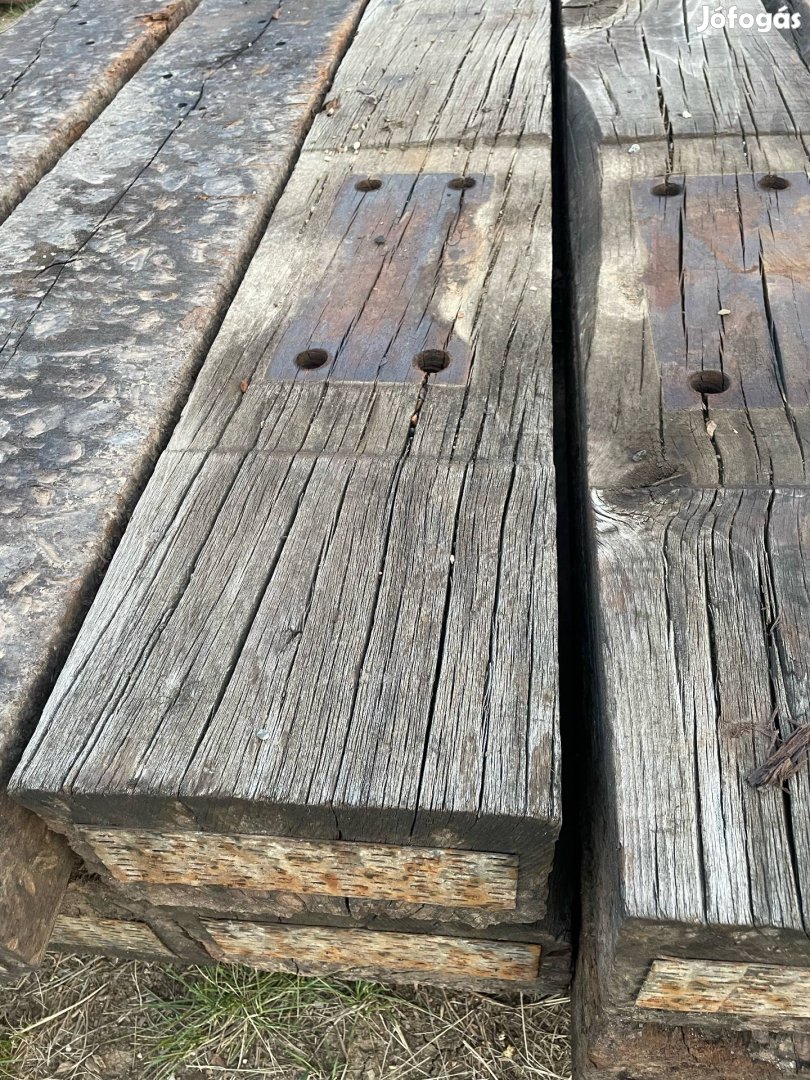 Vasúti Talpfa Super állapotban száraz Tölgy