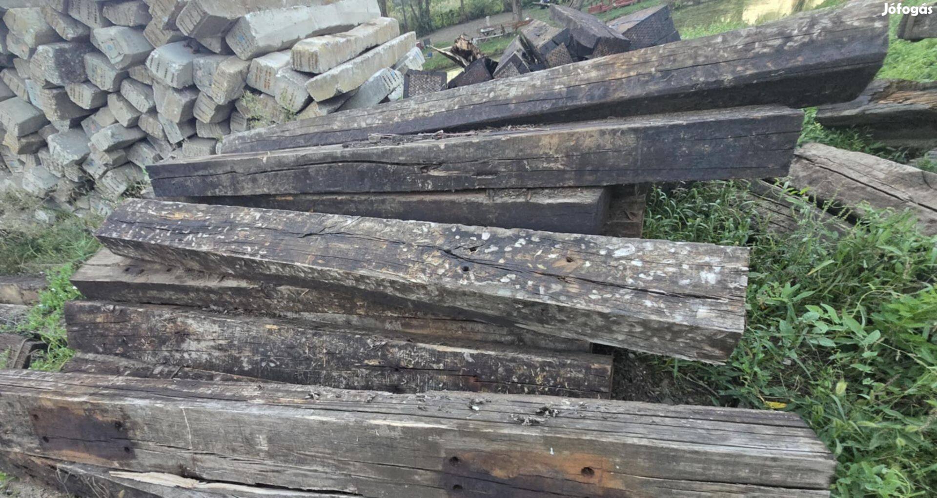 Vasúti talpfa eladó