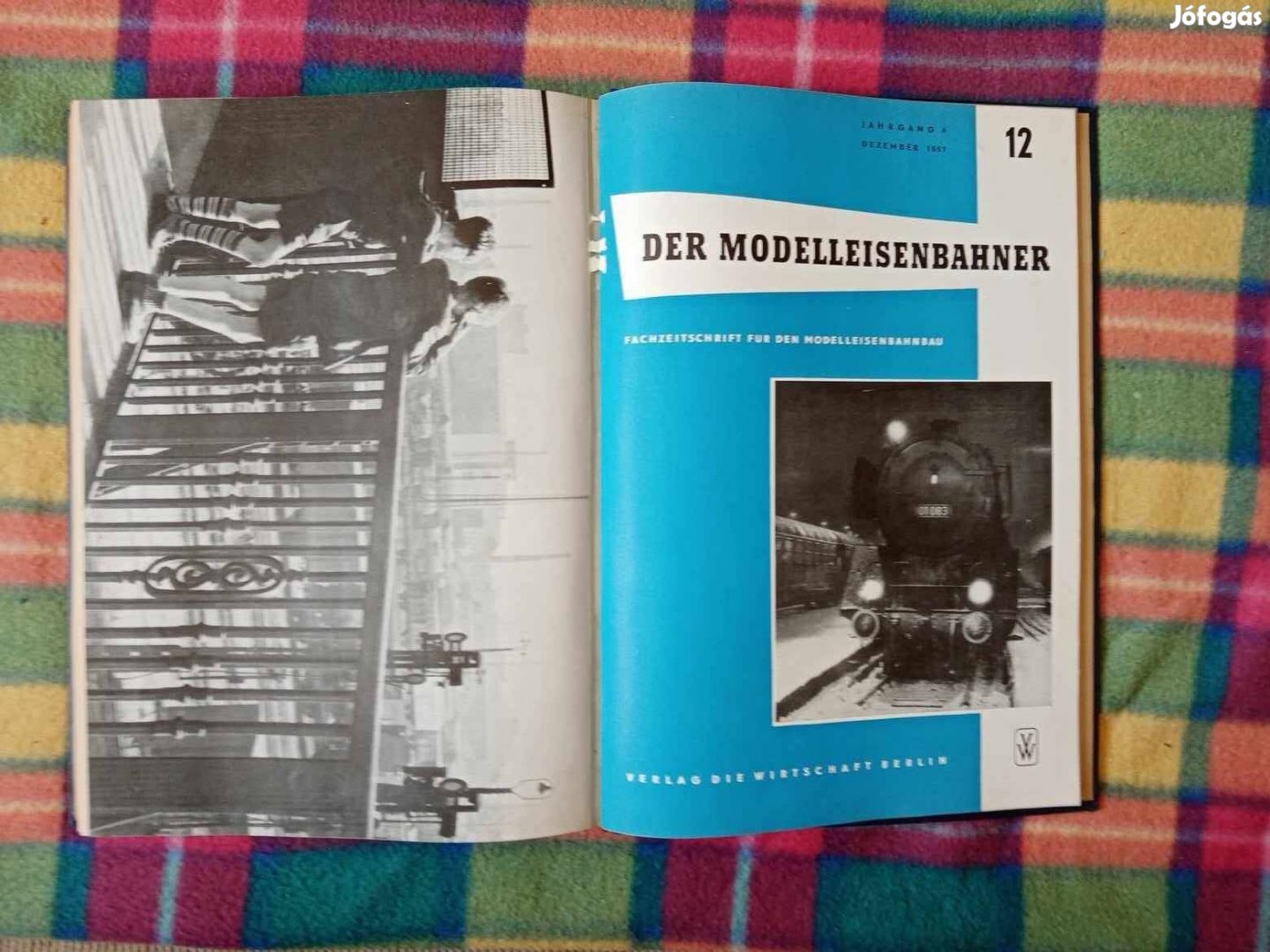 Vasútmodellezés Der Modelleisenbahner 1957-es. Teljes évfolyam