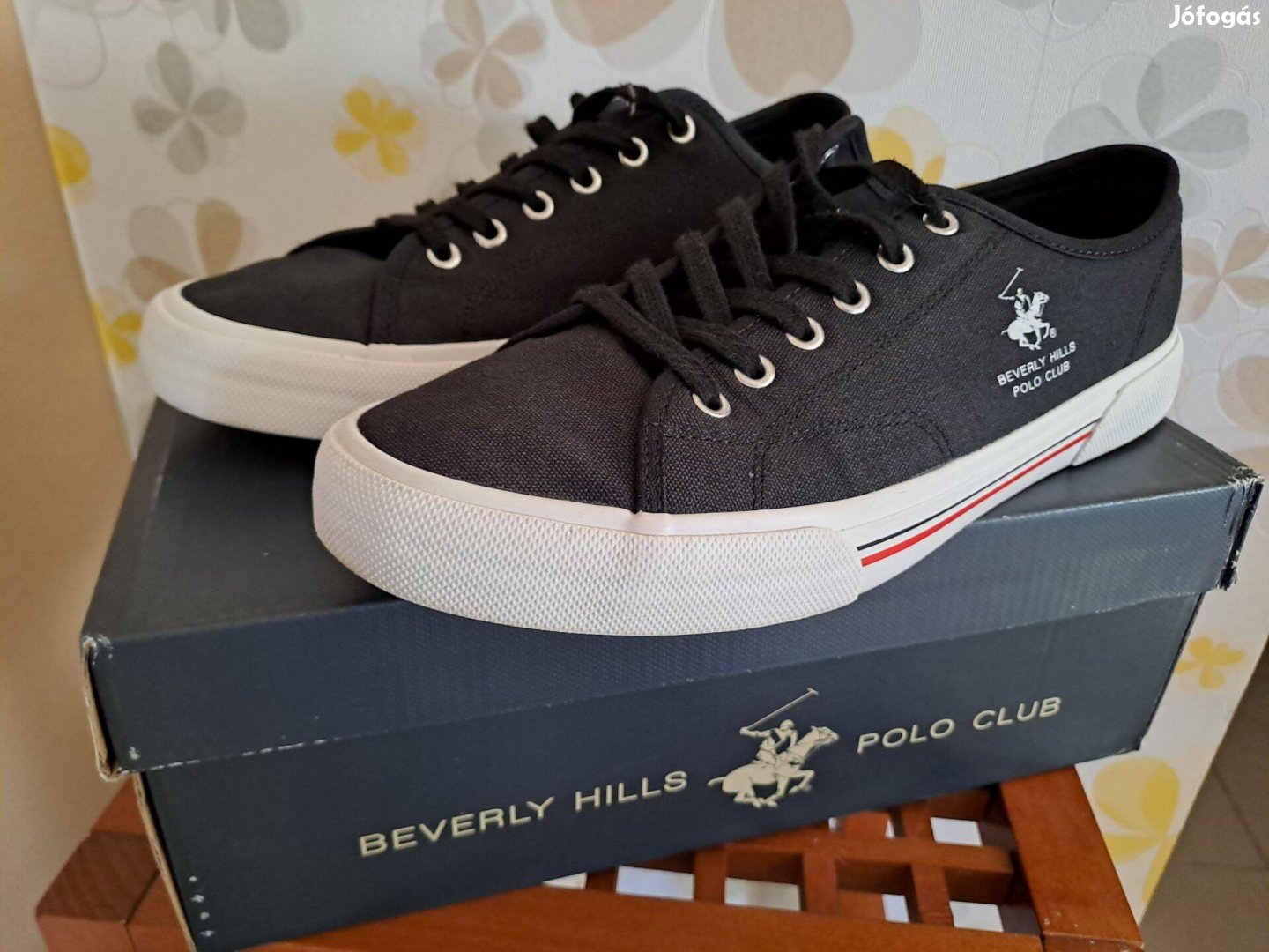 Vászoncipő Beverly Hills Polo Club fekete 44 méret féláron Bp, Kmét