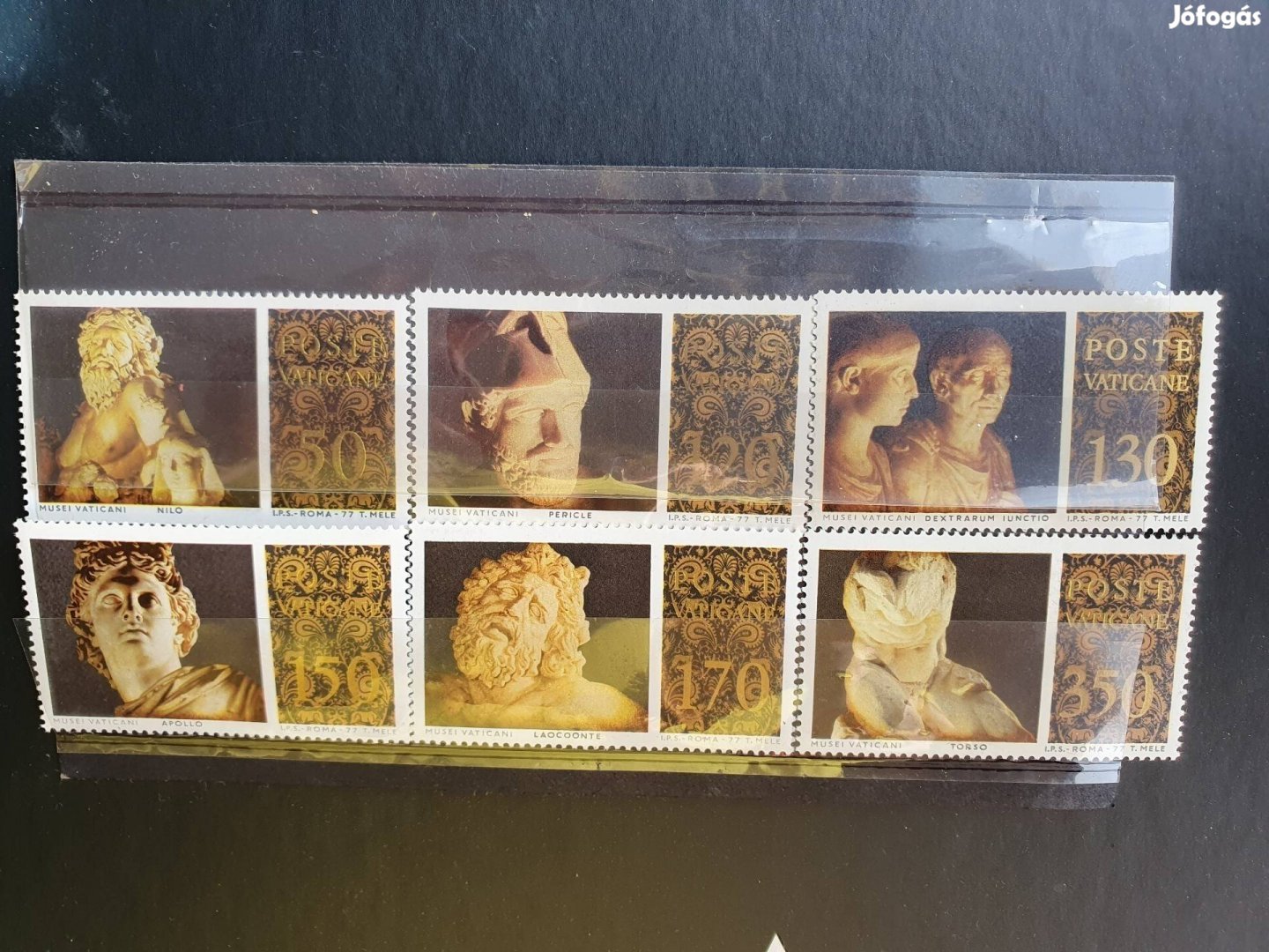 Vatikáni Posta 1977 postatiszta bélyeg sor